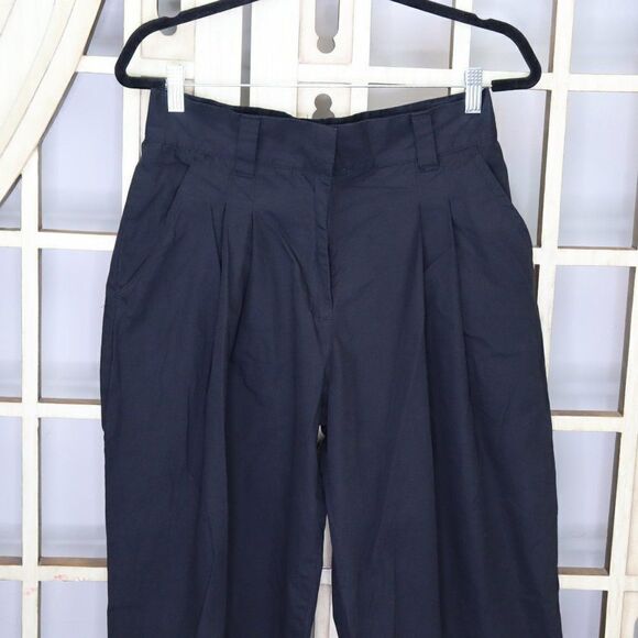 Alice & Urban Outfitters Black High Waist Cropped Pants Culottes Size 4 New - Picture 4 of 10